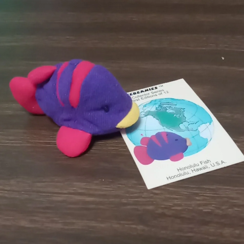Weebeanies Honolulu Fish Keychain 1997 Princess Soft Toys NWT - Picture 1 of 5